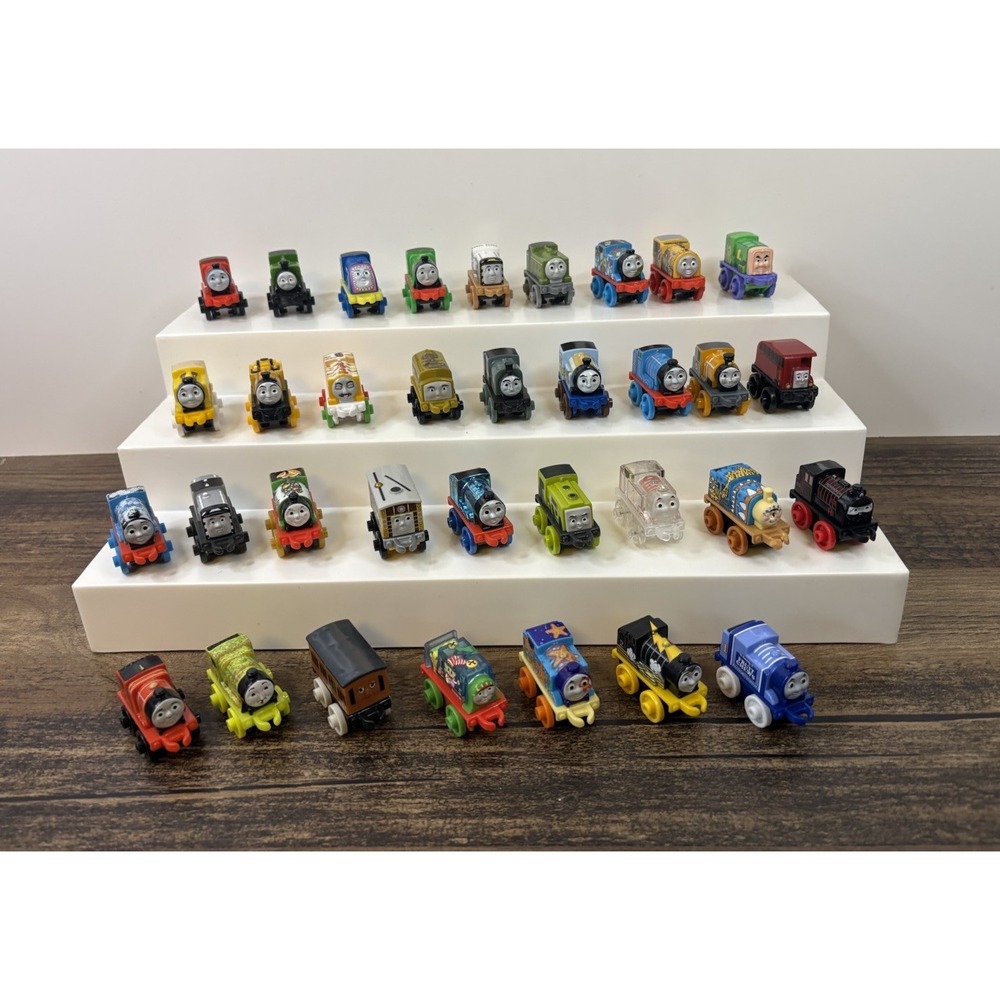 Thomas The Train & Friends Mini Micro Trains Engines Machine Lot of 34
